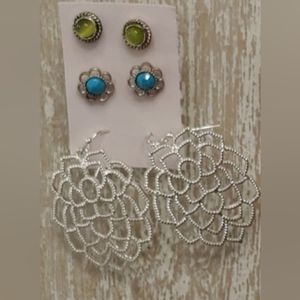 3 pair Earrings NWOT
